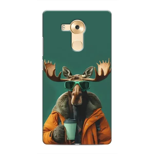 Чохол з принтом «Лось з кавою» для Huawei Mate 8 (NXT) Чохол з принтом «Лось з кавою» для Huawei Mate 8 (NXT)