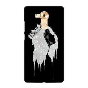 Чехол с Короной Хуавей Мейт 8 - (AlphaPrint) (Принцесса)
