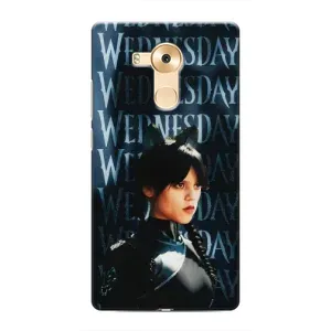 Чехлы Венсдей на Huawei Mate 8, NXT Уэнсдей (AlphaPrint) (Уэнздей кошка)