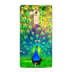 Чохол з пташками на Huawei Mate 8, NXT (VPrint) (Яскравий Павлин)