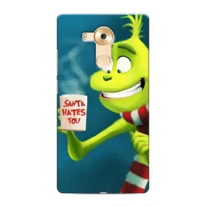 Різдвяні Чохли для Huawei Mate 8, NXT (VPrint) (Зелений Грінч)