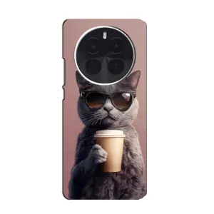 Чехол с принтом «Кот с кофе» для Huawei nova 16