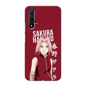Чехлы Персонажи Аниме Наруто для Huawei Nova 5T (AlphaPrint) (Аниме Сакура)