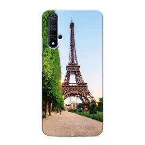 Чехол Эйфелева Башня для Huawei Nova 5T - (AlphaPrint) (Дорога в Париж)