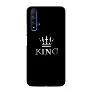 Чехол с Короной Хуавей Нова 5Т - (AlphaPrint) (KING)