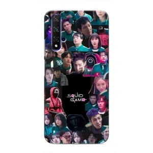 Чохол Гра в кальмара для Huawei Nova 5T (Колаж Гра кальмара)
