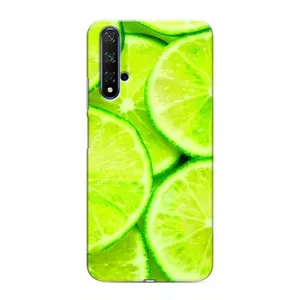 Чохли з фруктами для Huawei Nova 5T (VPrint) (Лайм)