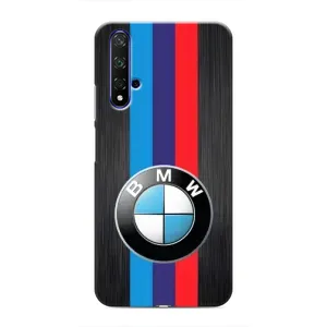 Чохол для Хуавей Нова 5Т - з принтом БМВ (AlphaPrint) (Лого BMW)