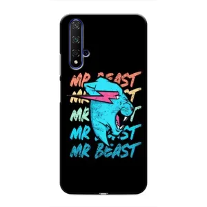 Чехлы Мистер Бист для Хуавей Нова 5Т (logo Mr beast)