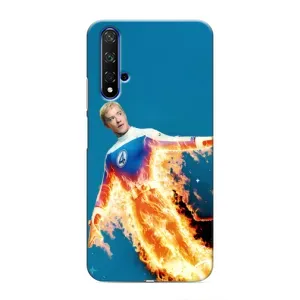 Чохол з принтом Фантастична четвірка для Huawei Nova 5T (Людина-факел у вогні)
