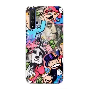 Чохли з крутими принтами для Huawei Nova 5T - (PREMIUMPrint) (Monopoly man)