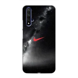 Чехол для Huawei Nova 5T - с принтом Найк (AlphaPrint) (Найк красный)