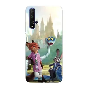 Чохол Зоотрополіс на Huawei Nova 5T (Герої мультфільму Зоотрополіс)