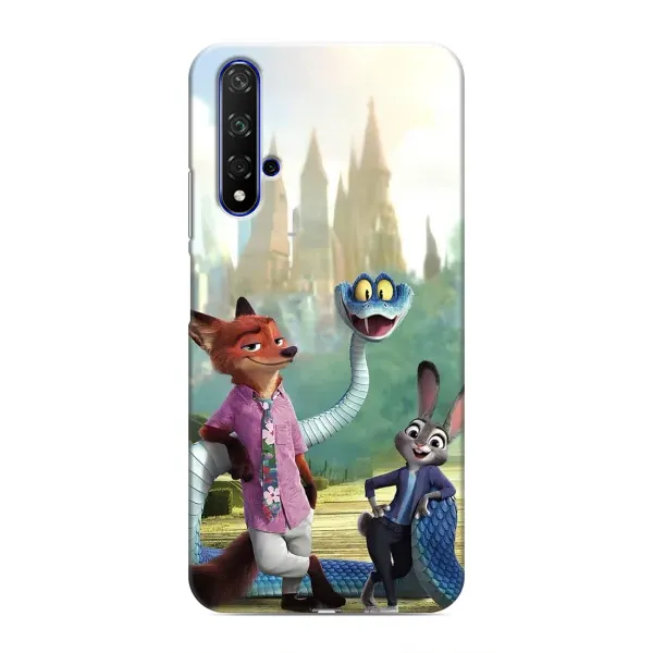 Чехол с принтом «Герои мультфильма Зверополис» для Huawei Nova 5T