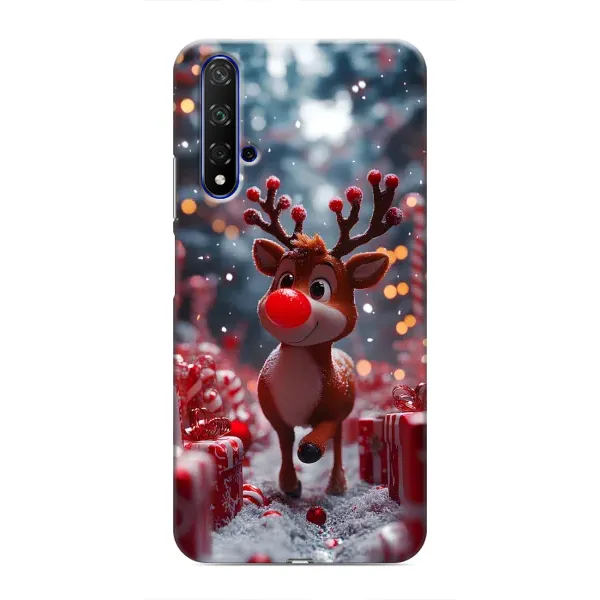 Чохол з принтом «Олень серед подарунків» для Huawei Nova 5T Чохол з принтом «Олень серед подарунків» для Huawei Nova 5T