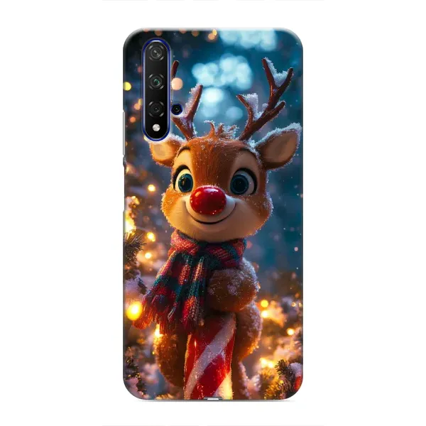 Чохол з принтом «Олень з шарфом» для Huawei Nova 5T Чохол з принтом «Олень з шарфом» для Huawei Nova 5T