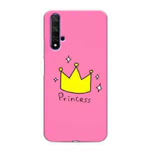 Чехол с картинкой (Стильные) для Хуавей Нова 5Т - (AlphaPrint) (Princess)