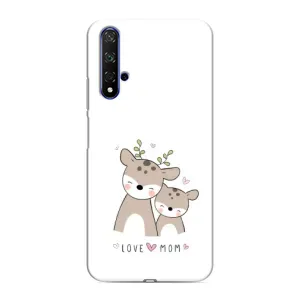 Чохли для мами на Huawei Nova 5T (Оленята мама і малюк)