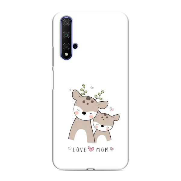 Чохол з принтом «Оленята мама і малюк» для Huawei Nova 5T Чохол з принтом «Оленята мама і малюк» для Huawei Nova 5T