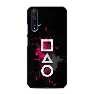 Чохол Гра в кальмара для Huawei Nova 5T (Символи Гра кальмара)