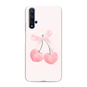 Чохол з розовим принтом для Huawei Nova 5T (Рожеві вишні)