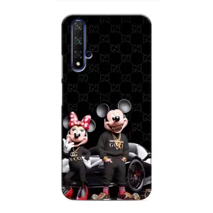 Чехол Disney Mouse Huawei Nova 5T (PREMIUMPrint) (Семья Маусов)