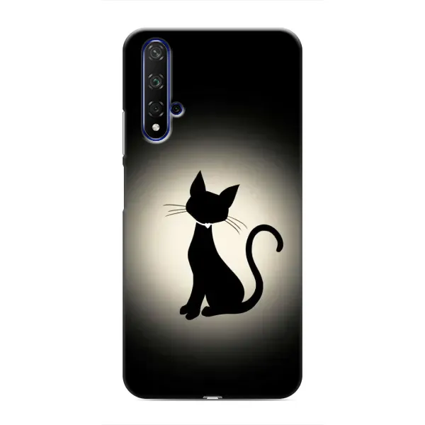 Чехол с принтом «Силуэт котика» для Huawei Nova 5T