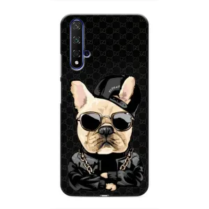 Чохли з крутими принтами для Huawei Nova 5T - (PREMIUMPrint) (Стильна собака)