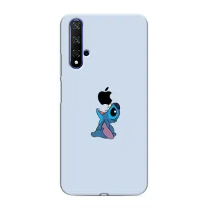 Чохол з принтом Стіч на Huawei Nova 5T (Stitch apple)