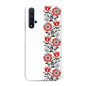 Чехол для Патриота Украины Huawei Nova 5T - (AlphaPrint) (Яркая вишиванка)