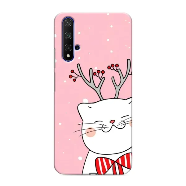 Чохол з принтом «Зимовий кіт» для Huawei Nova 5T