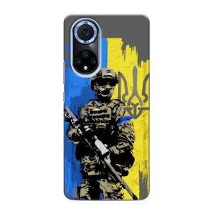 Чехлы с картинкой ЗСУ для Huawei Nova 9 SE (AlphaPrint) (АРТ солдат)