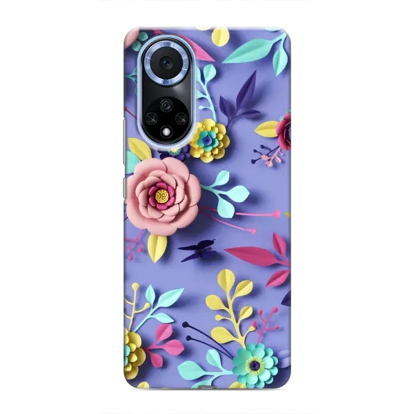 Чехол с принтом «Цветочный дизайн» для Huawei Nova 9 SE