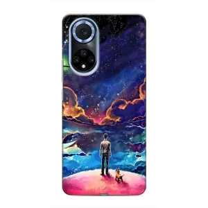 Космічні Чохли для Хуавей Нова 9 СЕ (VPrint) (Вид Галактики)