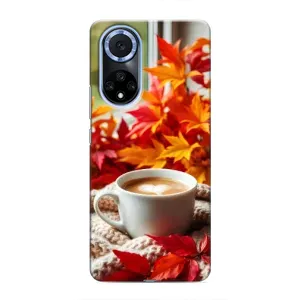 Чохол з унікальним дизайном 'Осінь з кавою' для Huawei Nova 9 SE