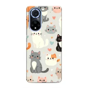 Чохол з малюнком кіт на Huawei Nova 9 SE (Колаж котів)
