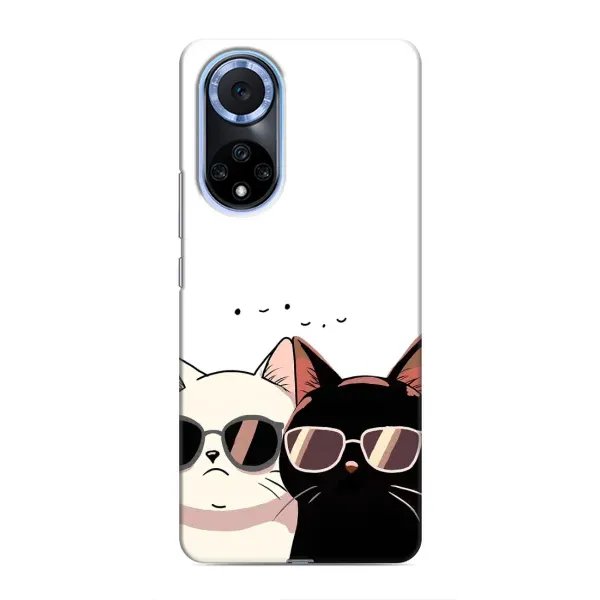 Чехол с принтом «Коты в очках» для Huawei Nova 9 SE