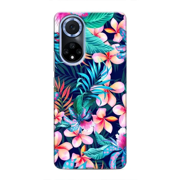 Чехол с принтом «Красочные цветы» для Huawei Nova 9 SE
