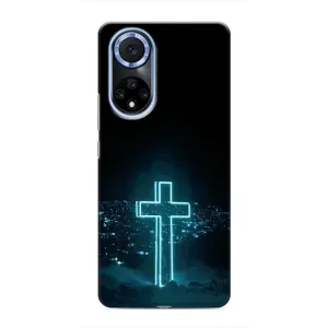 Християнські Чохли для Huawei Nova 9 SE (AlphaPrint) (Хрест і місто)