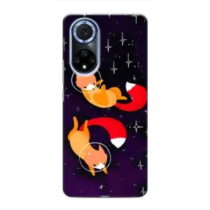 Чохли з картинкою Лисичка для Huawei Nova 9 SE (VPrint) (Лисички космонавти)