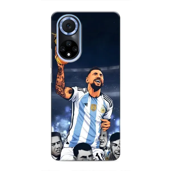Чехол с принтом «Месси с кубком» для Huawei Nova 9 SE