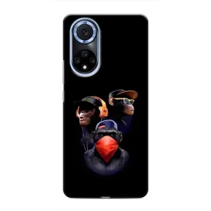 Чохол з Мавпами Huawei Nova 9 SE - (AlphaPrint) (Три мавпи)