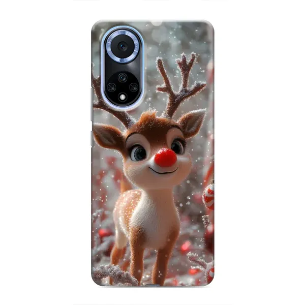 Чехол с принтом «Олень с носом» для Huawei Nova 9 SE Чехол с принтом «Олень с носом» для Huawei Nova 9 SE