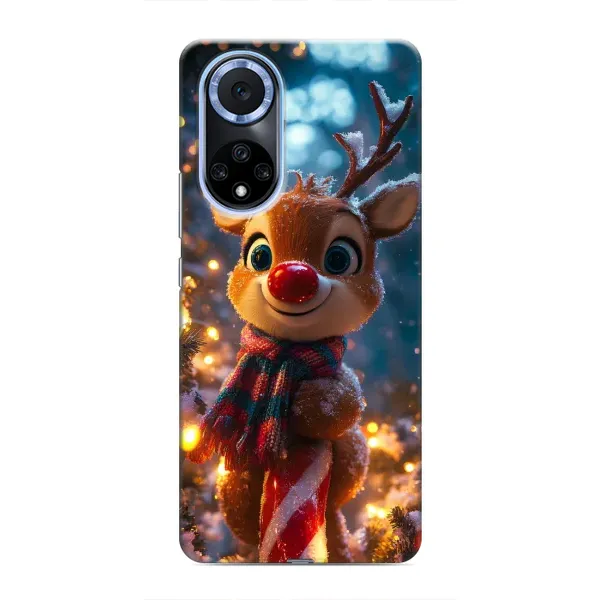 Чехол с принтом «Олень с шарфом» для Huawei Nova 9 SE Чехол с принтом «Олень с шарфом» для Huawei Nova 9 SE