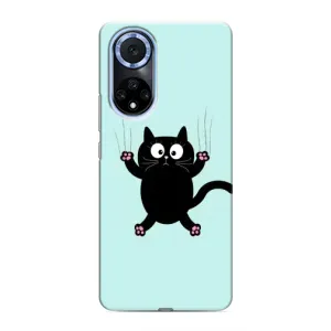 Чохол з принтом для Huawei Nova 9 SE (AlphaPrint) Модні коти (Падаючий кіт)