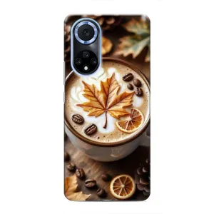 Чехол с уникальным дизайном «Осень с кофе» для Huawei Nova 9 SE (Пряный кофе)