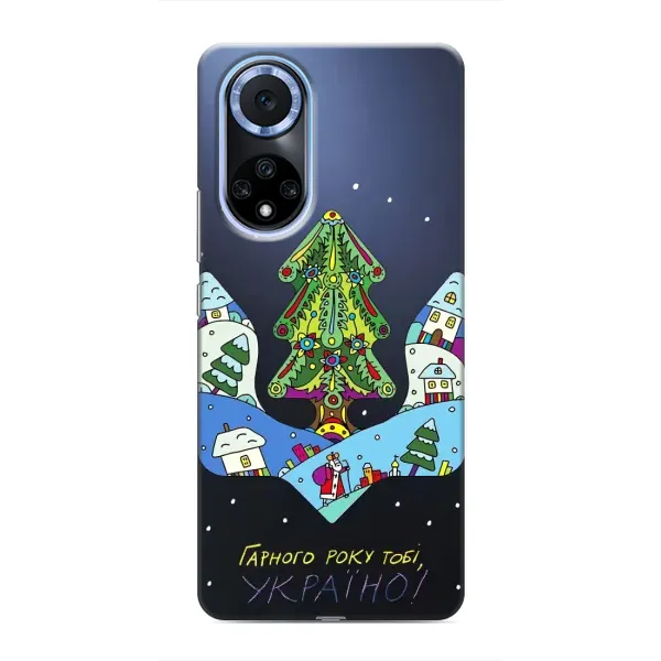 Чехол с принтом «Рождественский герб» для Huawei Nova 9 SE Чехол с принтом «Рождественский герб» для Huawei Nova 9 SE