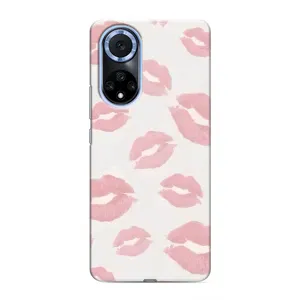 Чехол с розовым рисунком для Huawei Nova 9 SE (Розовые губы)