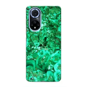 Мраморний чехол на Huawei Nova 9 SE (VPrint) (Салатовий Мрамор)
