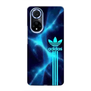 Чехлы Адидас для Huawei Nova 9 SE (AlphaPrint) (Синий Адидас)